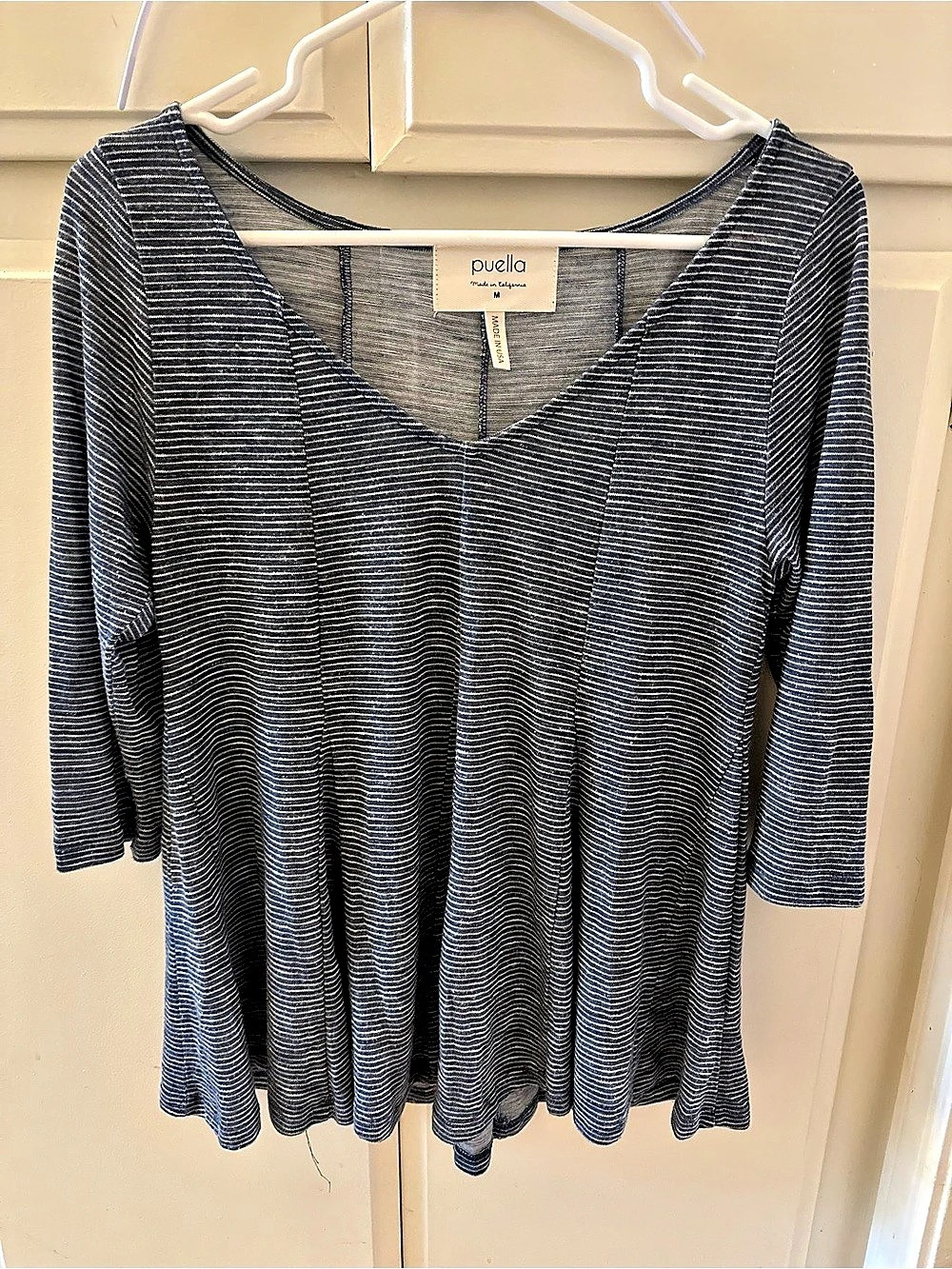 Anthropologie puella Striped Swing Tunic Top - Medium